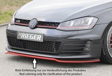 Rieger Tuning voorsplitter alleen voor GTI/GTD VW Golf 7