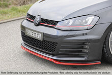 Rieger Tuning voorsplitter alleen voor GTI/GTD VW Golf 7