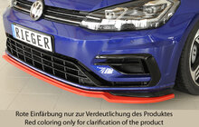 Rieger Tuning voorsplitter alleen voor R / R-Line VW Golf 7