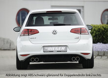 Rieger Tuning diffuser VW Golf 7