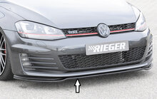 Rieger Tuning voorsplitter alleen voor GTI/GTD VW Golf 7