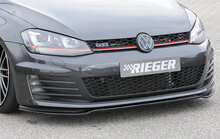 Rieger Tuning voorsplitter alleen voor GTI/GTD VW Golf 7
