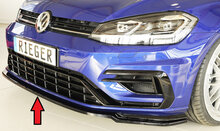 Rieger Tuning voorsplitter alleen voor R / R-Line VW Golf 7