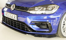 Rieger Tuning voorsplitter alleen voor R / R-Line VW Golf 7