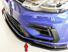 Rieger Tuning voorsplitter alleen voor R / R-Line VW Golf 7