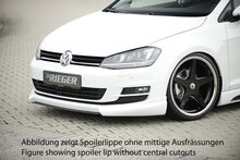 Rieger Tuning voorbumper spoiler lip VW Golf 7