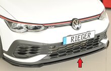Rieger Tuning voorsplitter alleen voor GTI Clubsport VW Golf 8