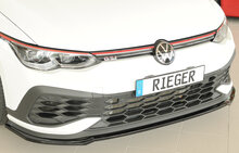 Rieger Tuning voorsplitter alleen voor GTI Clubsport VW Golf 8