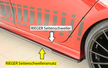 Rieger Tuning sideskirt aanzetstuk Links Cupra Leon [KL]