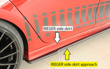 Rieger Tuning sideskirt aanzetstuk Rechts Cupra Leon [KL]