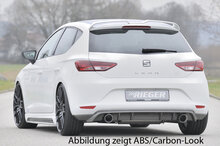 Rieger Tuning achterbumper verlenging Seat Leon 5F
