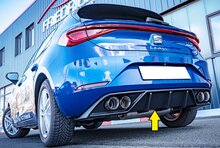Rieger Tuning diffuser voor sportuitlaatdemper Seat Leon KL