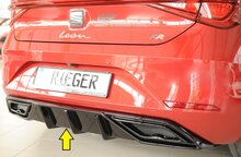 Rieger Tuning diffuser voor originele uitlaatdemper Seat Leon KL