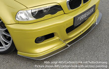 Rieger Tuning voorspoiler lip BMW M3 E46