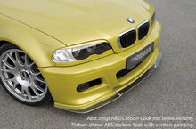 Rieger Tuning voorspoiler lip BMW M3 E46