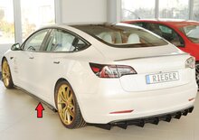 Rieger Tuning sideskirt aanzetstuk Links Tesla Model 3