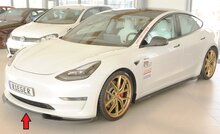 Rieger Tuning splitter Tesla Model 3