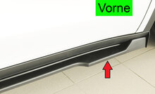 Rieger Tuning sideskirt aanzetstuk Rechts Tesla Model Y