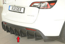 Rieger Tuning diffuser Matt Zwart Tesla Model Y voor voertuigen met trekhaak