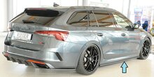 Rieger Tuning sideskirt aanzetstuk Rechts Skoda Octavia NX