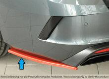 Rieger Tuning achterbumper aanzetstuk lateraal, links Skoda Octavia RS NX