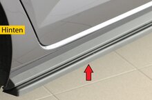 Rieger Tuning sideskirt aanzetstuk Rechts VW Polo (AW)