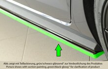 Rieger Tuning sideskirt aanzetstuk Links VW Polo (AW)