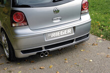 Rieger Tuning achterbumper verlenging VW Polo 5 (9N)