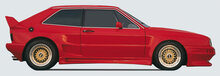 Rieger Tuning zijpaneel Links VW Scirocco 1