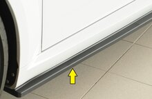 Rieger Tuning sideskirt aanzetstuk Links Audi TT / TTS / TTRS [8J]