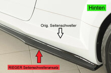 Rieger Tuning sideskirt aanzetstuk Links Audi TT / TTS / TTRS [8J]