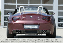 Rieger Tuning achterbumper verlenging BMW Z4 E85