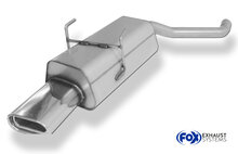 Fox Sportuitlaat Rover 75 Type RJ Sedan/Tourer Achterdemper - 160x80 Type 53