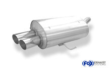 Fox Sportuitlaat Alfa Romeo 156 achterdemper - 2x76 Type 14