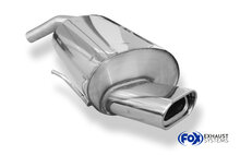 Fox Sportuitlaat Alfa Romeo 156 achterdemper - 135x80 Type 53