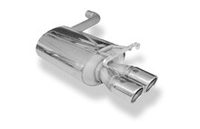 Fox Sportuitlaat Mercedes 190 W201 achterdemper - 2x76 Type 16