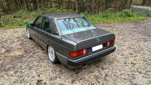 Fox Sportuitlaat Mercedes 190 W201 achterdemper - 2x76 Type 25