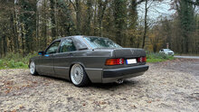 Fox Sportuitlaat Mercedes 190 W201 achterdemper - 2x76 Type 25