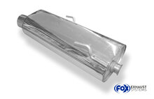 Fox Sportuitlaat Peugeot 206 Sedan/CC Achterdemper - 1x90 Type 13