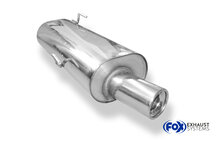 Fox Sportuitlaat Peugeot 206 Sedan/CC Achterdemper - 1x90 Type 13
