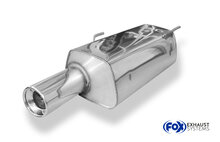 Fox Sportuitlaat Peugeot 206 Sedan/CC Achterdemper - 1x90 Type 13