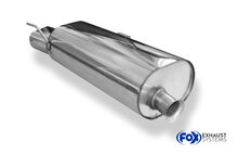 Fox Sportuitlaat Peugeot 306 Sedan Achterdemper - 135x80 Type 53