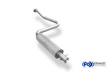 Fox Sportuitlaat Saab 900 II voor de uitlaatdemper