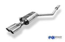 Fox Sportuitlaat Porsche 944 half uitlaatsysteem bestaande uit achter- en voordemper - uitlaatpijp 2x80 type 25