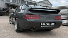 Fox Sportuitlaat Porsche 968 half uitlaatsysteem bestaande uit achter- en voordemper - uitlaatpijp 1x100 type 47