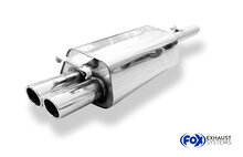Fox Sportuitlaat Audi 100/A6 Type C3/C4 Achterdemper voorwielaandrijving - 2x76 Type 16