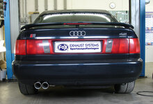 Fox Sportuitlaat Audi 100/A6 Type C4 quattro achterdemper - 2x80 Type 16