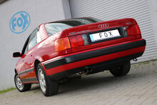 Fox Sportuitlaat Audi 100/A6 quattro Type C4 Achterdemper - 2x70 Type 14