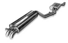 Fox Sportuitlaat Mercedes W123/S123 - 4-cilinder halfsysteem vanaf de katalysator, bestaande uit achter- en voordemper - 2x55 Type 26