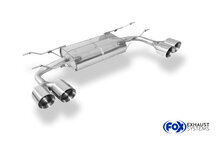 Fox Sportuitlaat Fiat 124 Spider Abarth achterdemper, dwarsuitgang rechts/links - 2x100 Type 25 rechts/links